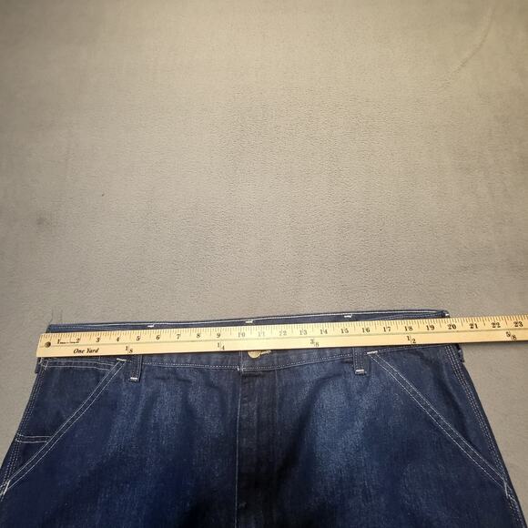 Vintage Sears Roebucks Jeans Mens 40x28 Blue Carpenter Hammer Loop Workwear USA - Picture 7 of 9